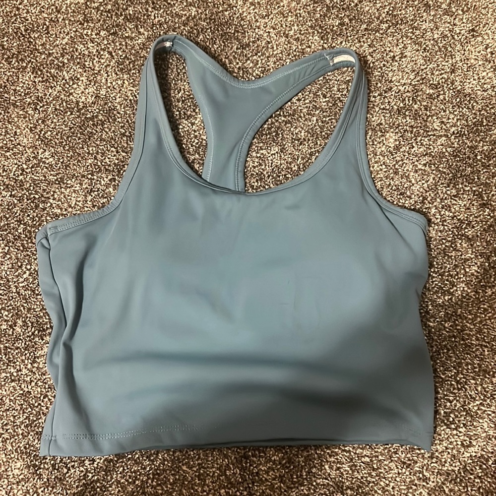 Blue Halara Cropped Tank Size Medium